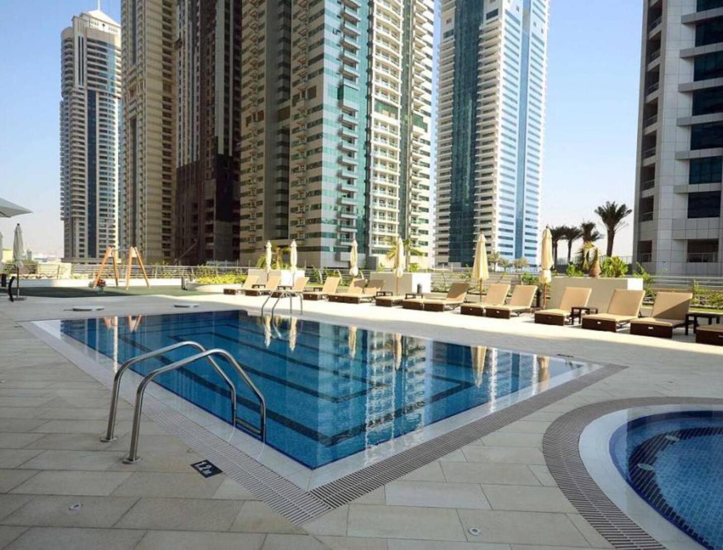 Sea & Palm View Elegant 1 Bedroom Apartment دبي المظهر الخارجي الصورة