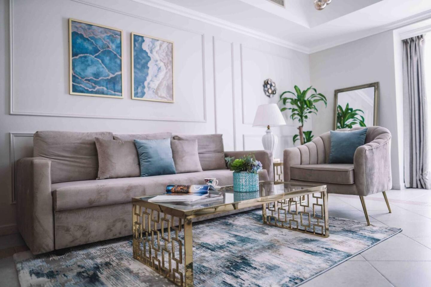 Sea & Palm View Elegant 1 Bedroom Apartment دبي المظهر الخارجي الصورة