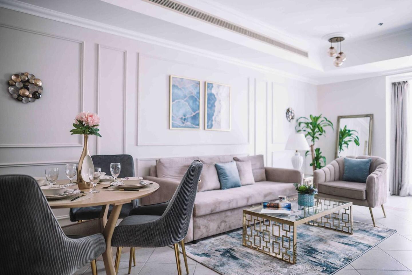 Sea & Palm View Elegant 1 Bedroom Apartment دبي المظهر الخارجي الصورة