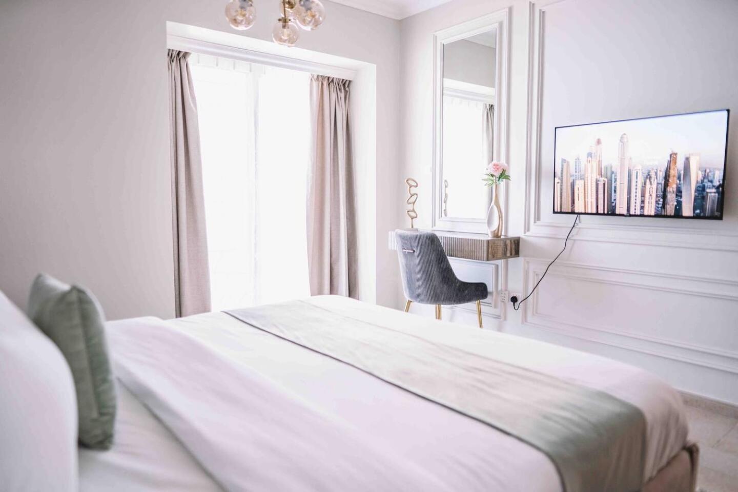 Sea & Palm View Elegant 1 Bedroom Apartment دبي المظهر الخارجي الصورة
