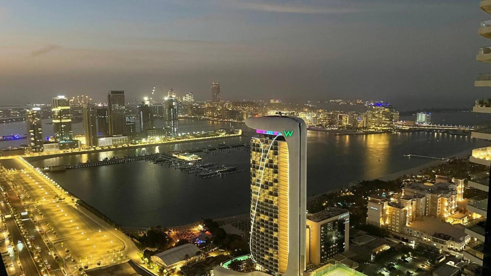 Sea & Palm View Elegant 1 Bedroom Apartment دبي المظهر الخارجي الصورة